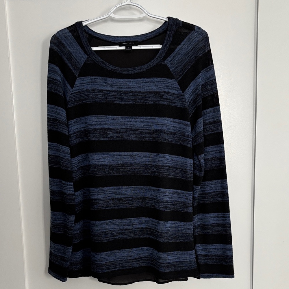 Blue & Black lightweight sweater